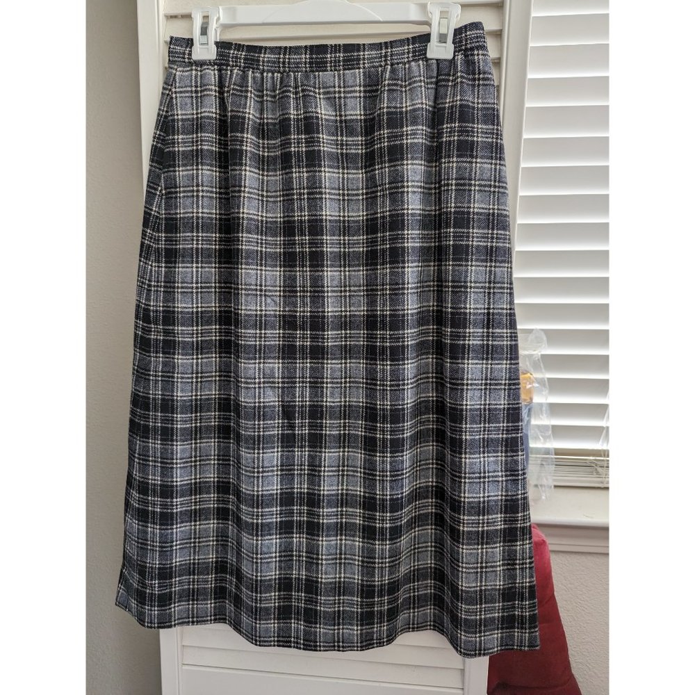COPY - Pendleton plaid wool skirt